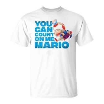 ザ・スーパーマリオギャラクシー・ムービーtoad Count On Me In Thetars Tシャツ - Kawaiitshirt