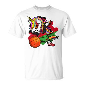 ダビングユニコーン マラウイ バスケットボールファンジャージー マラウイ国旗 Tシャツ - Kawaiitshirt