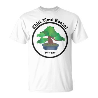 チルタイム盆栽 Tシャツ - Kawaiitshirt