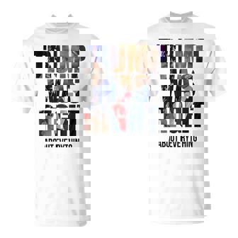 トランプはすべてについて正しかった-トランプ・キス・フラッグ Tシャツ - Kawaiitshirt