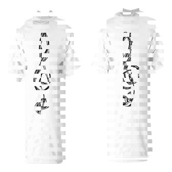 ト音記号 音楽記号 描画スケッチ Tシャツ - Kawaiitshirt