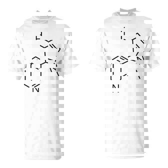 ニコチンの化学構造 Tシャツ - Kawaiitshirt