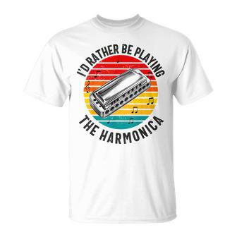 ハーモニカプレーヤー メンズ レディース ファニー ハーモニスト ハーピスト Tシャツ - Kawaiitshirt