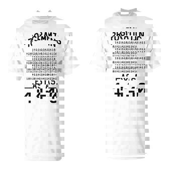 バイナリコーディングプログラミング 1110 バイナリコード Tシャツ - Kawaiitshirt