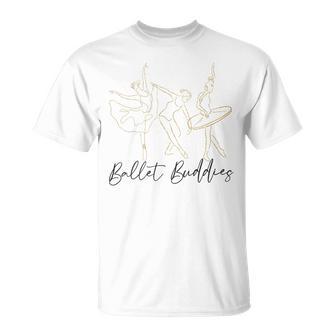 バレエ ダンサー ダンスガール バレリーナ フレンズ Besties バレエ Tシャツ - Kawaiitshirt