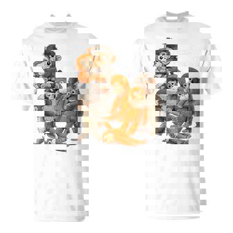 パンチ君 かわいい ポーズ 捨てられた ニホンザル モンキー パンチ Tシャツ - Kawaiitshirt