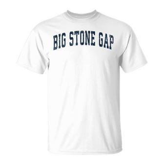ビッグストーンギャップ バージニアva ヴィンテージ スポーツデザイン ネイビーデザイン Tシャツ - Kawaiitshirt
