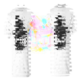 ピアノ ティー 楽器 ピアノ 長袖tシャツ Tシャツ - Kawaiitshirt