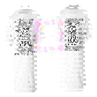 フローラル 93歳 誕生日プレゼント 男性 女性 93歳 愛用 Tシャツ - Kawaiitshirt