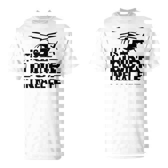 ヘリコプター 空中乗組員 実生活ではより大きな音色 Tシャツ - Kawaiitshirt