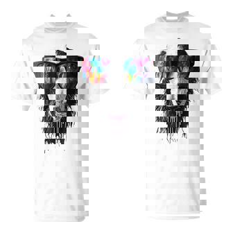 ボルゾイ 犬 モチーフ ペット イラスト サングラス ボルゾイ Tシャツ - Kawaiitshirt