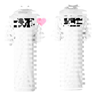 レッドハートデザイン I Love Me Tシャツ - Kawaiitshirt