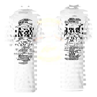 ヴィンテージ還暦伝説 1967年1月 60歳の贈り物 Tシャツ - Kawaiitshirt