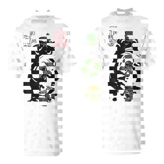 不機嫌そうなカエル 面白い 聖パトリックデー クローバーリーフ アニメ 日本語 Tシャツ - Kawaiitshirt