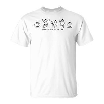 力士の型、人生の道 相撲 力士 相撲に型あり、人生に道あり Tシャツ - Kawaiitshirt