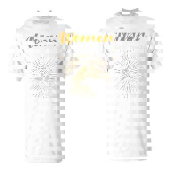 バックプリント 女は私を欲しがる 魚は私を恐れる 長袖tシャツ Tシャツ - Kawaiitshirt