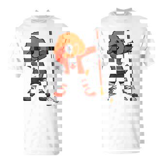愉快なダビングプードル カナダ アイスホッケーファン ウィンタースポーツ Tシャツ - Kawaiitshirt