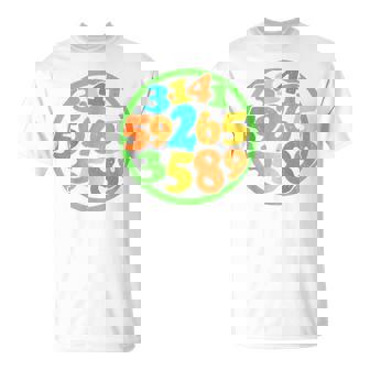 数字円周率ティー Tシャツ - Kawaiitshirt