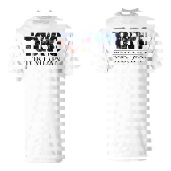 東京ジャパン メンズ レディース シティデザイン Tシャツ - Kawaiitshirt