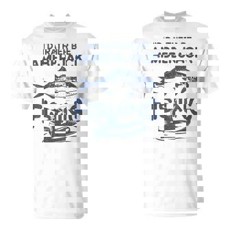 私はむしろなりたい-フィッシャーフィッシャーマンカンパチ釣り Tシャツ - Kawaiitshirt