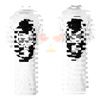 覆面レスラー マスク ピクセルアート ドット絵 怪人 プロレス Tシャツ - Kawaiitshirt