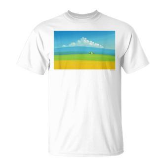 詩とメルヘン 葉祥明 トスカーナの祈り P3031 Tシャツ - Kawaiitshirt