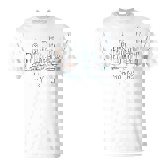 香港旅行 お土産 歴史的都市 ランドマーク ギフト Tシャツ - Kawaiitshirt