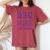 Bbq Beer Freedom シャツ ビンテージ レディースオーバーサイズコンフォートTシャツ Crimson Bbq Beer Freedom シャツ ビンテージ レディースオーバーサイズコンフォートTシャツ Crimson