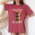 Chihuahua Mommy チワワ ママ ママ 母の日 ママ おもしろ チワワ レディースオーバーサイズコンフォートTシャツ Crimson
