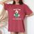 Trust Me I'm A Ducktor メディカルしゃれクワック ダックドクター レディースオーバーサイズコンフォートTシャツ Crimson Trust Me I'm A Ducktor メディカルしゃれクワック ダックドクター レディースオーバーサイズコンフォートTシャツ Crimson