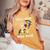 Autism Mom You Will Never Walk-Alone Support Autism Son Women's Oversized Comfort T-Shirt Mustard