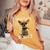 Chihuahua Mommy チワワ ママ ママ 母の日 ママ おもしろ チワワ レディースオーバーサイズコンフォートTシャツ Mustard