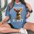 Chihuahua Mommy チワワ ママ ママ 母の日 ママ おもしろ チワワ レディースオーバーサイズコンフォートTシャツ Blue Jean