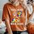 Autism Mom You Will Never Walk-Alone Support Autism Son Women's Oversized Comfort T-Shirt Yam