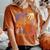 マティス 絵画 美的 花 人工抽象 秋 レディースオーバーサイズコンフォートTシャツ Yam
