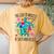 Gulf Of Mexico Estd 1550 Turtle Be Salty And Resist Women's Oversized Comfort T-Shirt Back Print Mustard Gulf Of Mexico Estd 1550 Turtle Be Salty And Resist Women's Oversized Comfort T-Shirt Back Print Mustard