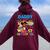 Daddy Of Birthday Girl Gracie Birthday Dolls Girl Party Women Oversized Hoodie Back Print Maroon