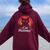 Cat Lady Mommy Cat Lovers Retro La Mejor Mamá De Gatos De La Historia Women Oversized Hoodie Back Print Maroon