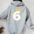 キッズ 誕生日 数字 6歳 男の子 女の子 キング クイーン レディース オーバーサイズ パーカー バックプリント Sport Grey キッズ 誕生日 数字 6歳 男の子 女の子 キング クイーン レディース オーバーサイズ パーカー バックプリント Sport Grey