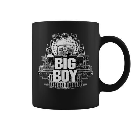 Big Boy 4014 Historic Steam Locomotive Retro Railroad Coffee Mug - Seseable