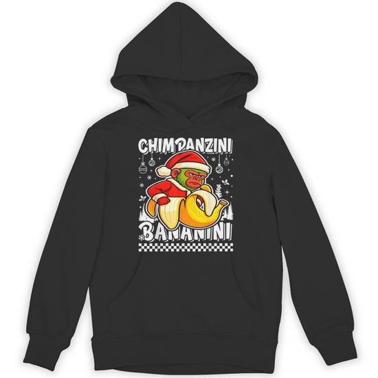 Chimpanzini Bananini Santa Claus Italian Brainrot Christmas Hoodie