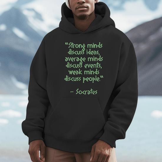 Famous Quote Philosophy Socrates Hoodie - Thegiftio