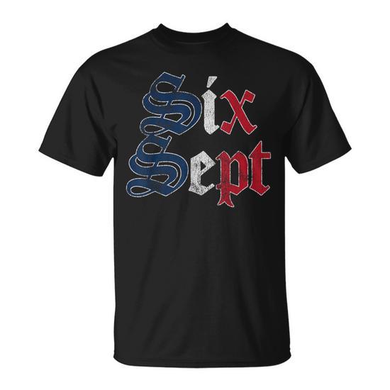 Retro Six Sept 67 In French Flag Of France T-Shirt | Mazezy