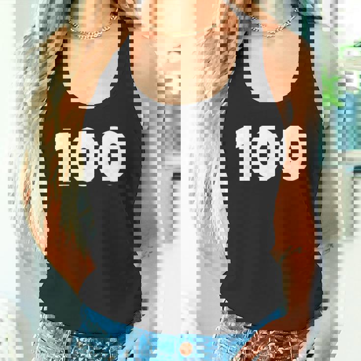 100 数字 サッカー メンズ レディース キッズ ギフト タンクトップ