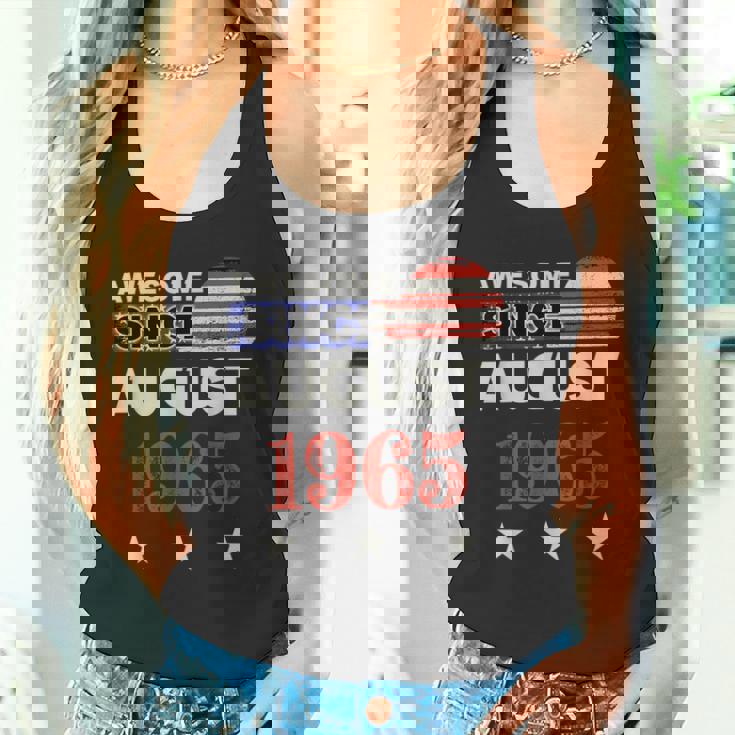 1965年以来素晴らしいヴィンテージアメリカ国旗クラシック1965年8月。 タンクトップ