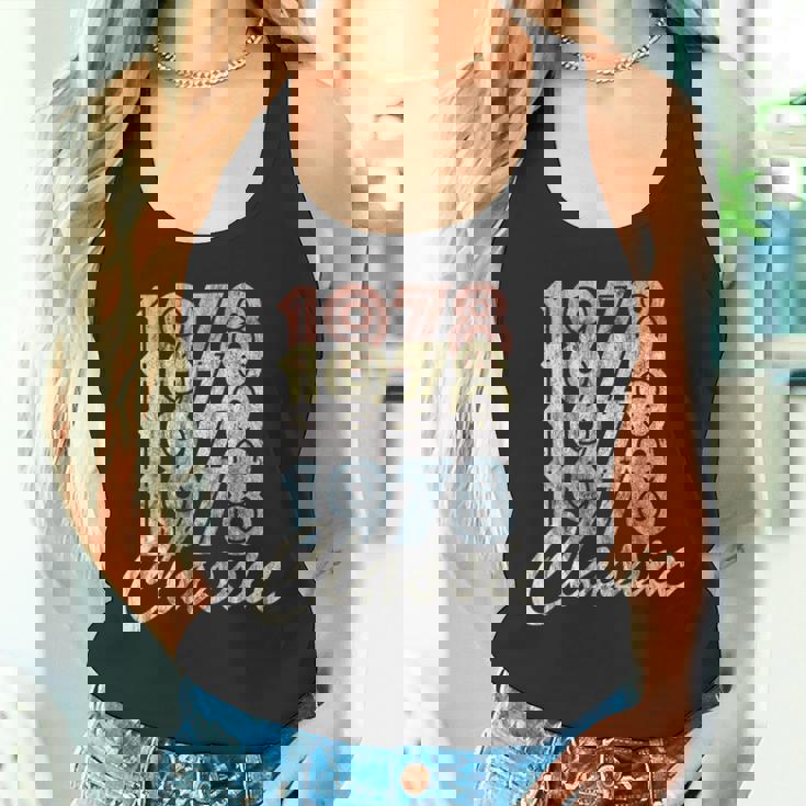 1978年 クラシック ヴィンテージ レトロ スタイル Born In 1978 タンクトップ