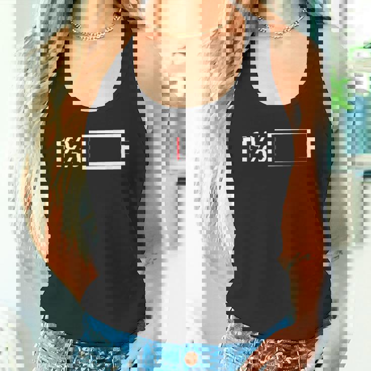 1バッテリーアイコン1。 タンクトップ