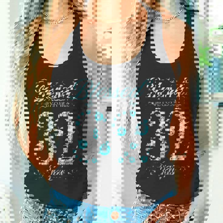 32歳の32歳の誕生日bデーパーティーに神に祝福されて タンクトップ