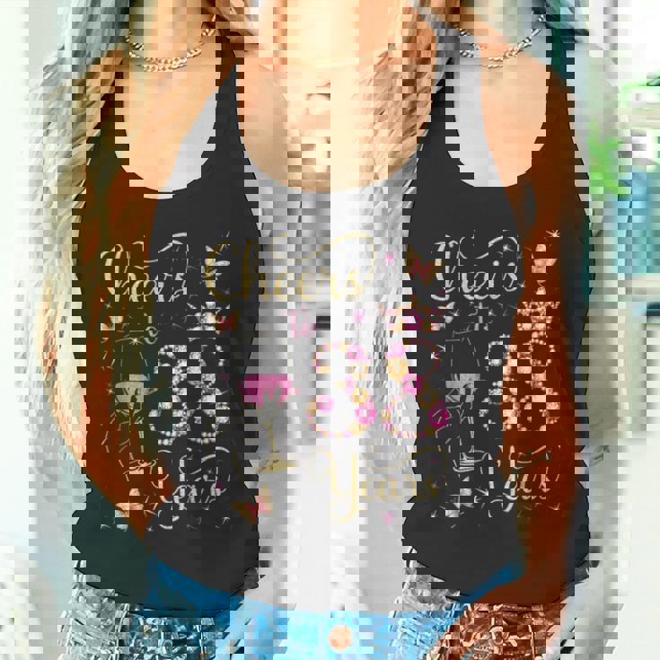 38歳、38歳の女王の誕生日、38歳の誕生日に乾杯。 タンクトップ