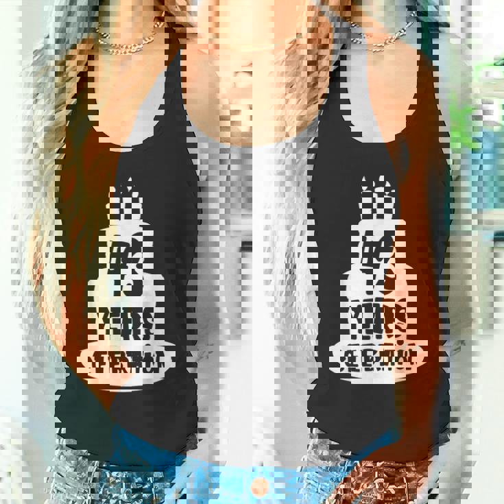 43年のお祝い イベント、記念日、誕生日。 タンクトップ